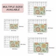 thumbnail image 6 of Teal Green Boho Floral Outdoor Rug 3x5 Ft, Non Slip Washable Area Rug, Vintage Farmhouse Ethnic Flowers Patio Rugs Carpet Runner, Large Floor Mat for Indoor/Outdoor Deck Porch Camping, 6 of 8