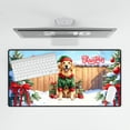 thumbnail image 4 of Merry Christmas Woofmas Xmas Noel Golden Retriever Elf Candy Cane Snow Desk Mat Full Keyboard Mouse Pad Goldens Dog Lover Gifts Idea Large Mousepad - 13017, 4 of 5
