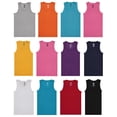 thumbnail image 6 of Yacht & Smith 72 Pack Women's Cotton Ribbed Tank Tops, Tagless A-Shirt, Undershirts in Bulk, Colorful Multipack, 6 of 7