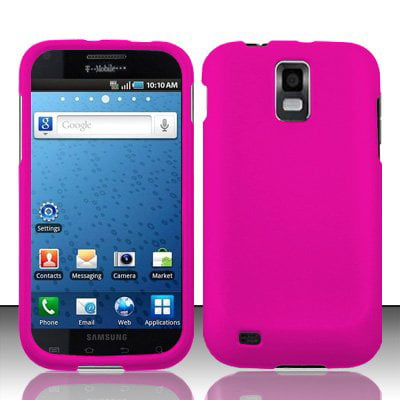 Mordrin natuurkundige luchthaven Hard Rubberized Case for Samsung Galaxy S2 T989 (T-Mobile) - Hot Pink -  Walmart.com