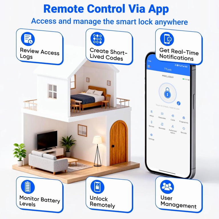 Blacksmith Smart Door Lock & Handle Set with WiFi photo 4