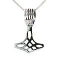 thumbnail image 3 of Jewelry Trends Thors Hammer Viking Norse Celtic Pendant Necklace 18", 3 of 7