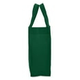 thumbnail image 4 of DALIX 10" Mini Shopping Totes Small Resuseable Bags for Women and Children in Dark Green-10 PACK, 4 of 6