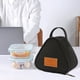 thumbnail image 5 of Bolsas térmicas para refrigerios, porta alimentos, lindas mini bolsas reutilizables, lonchera para exteriores negro 225X135X21cm, 5 of 9