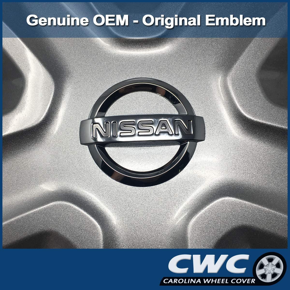 CarolIna Wheel Cover 17-In. Hubcap Fits Rogue 2014 - 2020 Professionally Reconditioned OEM Nissan (1 Piece)