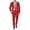 Red, variant on Mens Carnival 3D Digital Printed Suit Set Light Business Suit Jacket Trousers Set