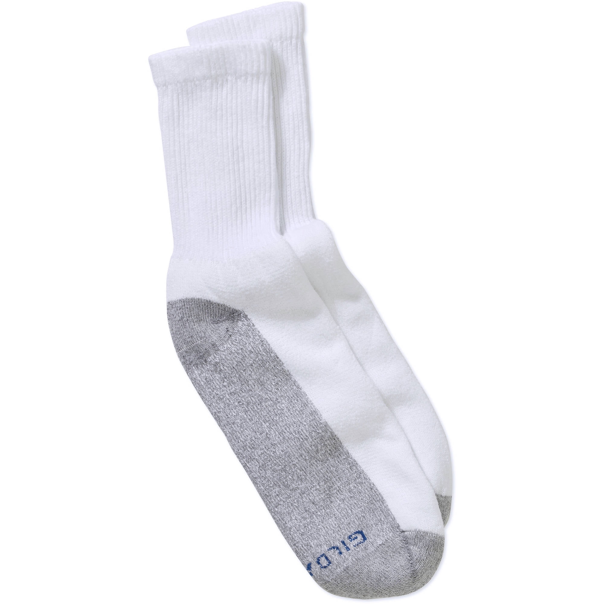 Gildan Gildan Mens Heavyweight MidCrew White Socks, 10pack
