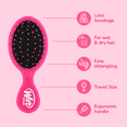 thumbnail image 4 of Wet Brush® Mini Detangler Hair Brush Pink - On-the-Go Detangling, 4 of 13