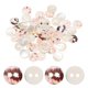 thumbnail image 1 of Botones de Concha Natural Uxcell [50pcs] - Botones de Costura de Madre de Perla de 9mm y 2 Agujeros para Costura de Camisas y Decoración de Manualidades DIY - [Blanco], 1 of 6