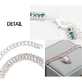 thumbnail image 3 of Feelers Cat Collar Necklace with Heart Rhinestone Pendant, Adjustable Shine Pet Necklace Costume Accessories for Wedding Birthday Party， Pet Necklace for Kittens Puppy Small Dog, Red, S, 3 of 4