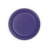 9 inch Round Paper Dinner Plates Purple,Pack of 24,6 packs