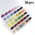 thumbnail image 1 of Sewing Threads Mixed Colors Sewing Supplies Sewing Thread Spools with Sewing Machine Bobbins and Case for Home Travel, 1 of 4