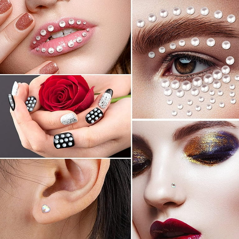 Face Jewelry For Women Temporary Tattoos Eyes Forehead Bindi Dots Gems  Sticker Bling Rhinestones Makeup Jewels Party Decoration - AliExpress