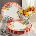 thumbnail image 2 of The Pioneer Woman Fancy Flourish Stoneware Dinner Plate, 2 of 7