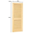 thumbnail image 3 of Kimberly Bay Louvered Solid Wood Unfinished Slab Standard Door, 3 of 10