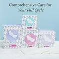thumbnail image 6 of PurComfy Teens Period Pads with Wings for Tweens, Organic Cotton Sanitary Pads for Teen Girls 9-14, Mini Petite, 90 CT, 6 of 8