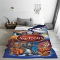 thumbnail image 4 of The Aristocats Throw Blanket Soft Cozy Warm College Printing Oversized Lightweight Home Decoration All Seasons For Sofa Bed Couch Bedroom, 4 of 8