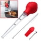 thumbnail image 4 of Advancent Bomba de condimentos, gotero, tubos de relleno, tubos de silicona con cepillo de limpieza, bombas de adobo para barbacoa, pollo asado a la Cocina y Comedor Advancent HA010615-00, 4 of 6