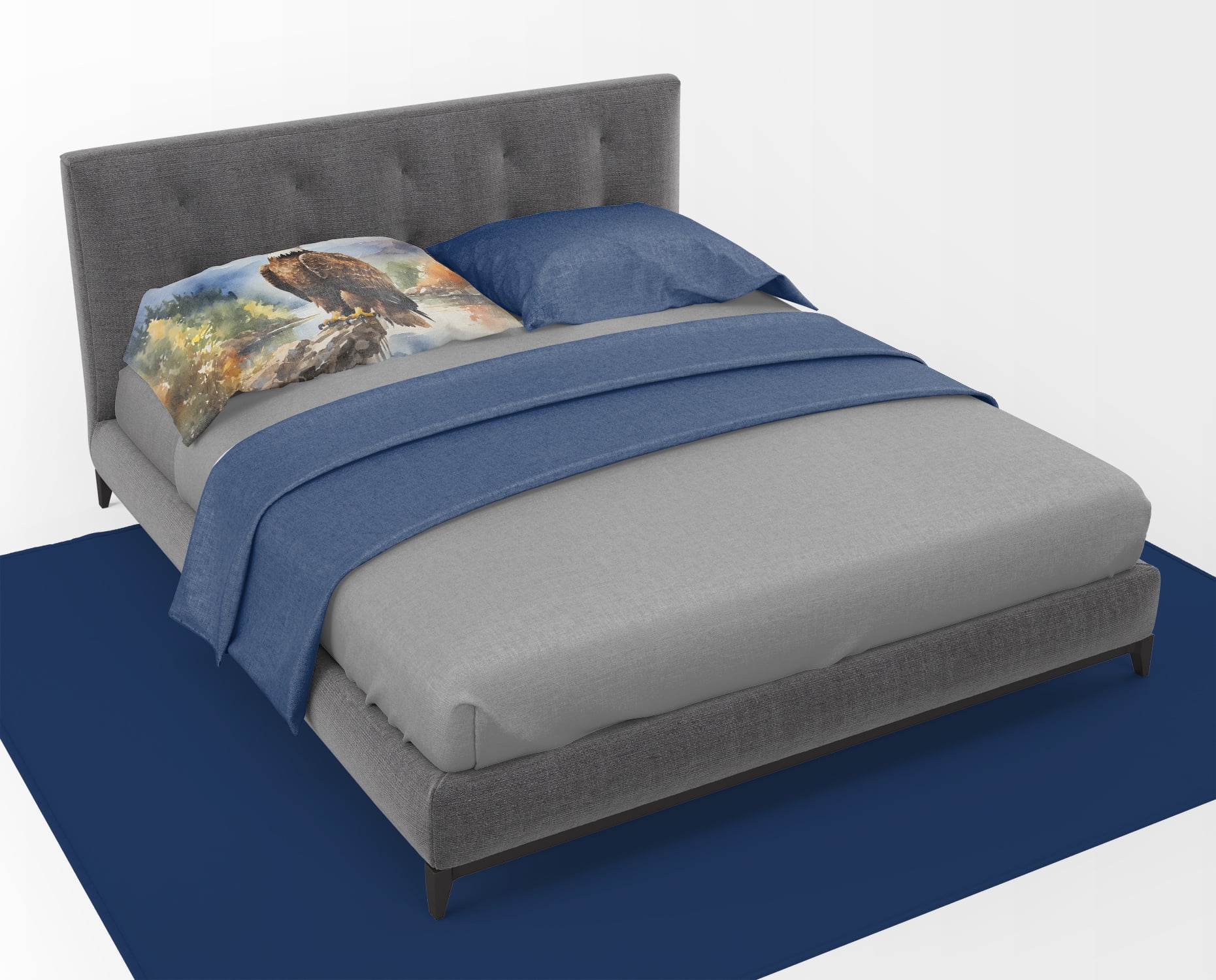 Carolines Treasures DAC3211PILLOWCASE 20.5 x 30 in. Unisex Eagle Standard Pillowcase