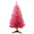 thumbnail image 1 of Árbol de Navidad S-SSOY Pino de Navidad artificial de 90 cm con soporte rosa, 1 of 4