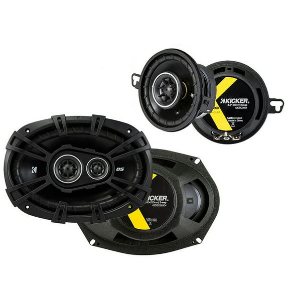 Fits Dodge Aspen 1976-1980 Factory Speaker Upgrade Kicker DSC35 DSC693 Package