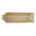 thumbnail image 4 of Extensión de Cabello sintético Nikou con clip 24 pulgadas ligera 16 clips color amarillo, 4 of 12
