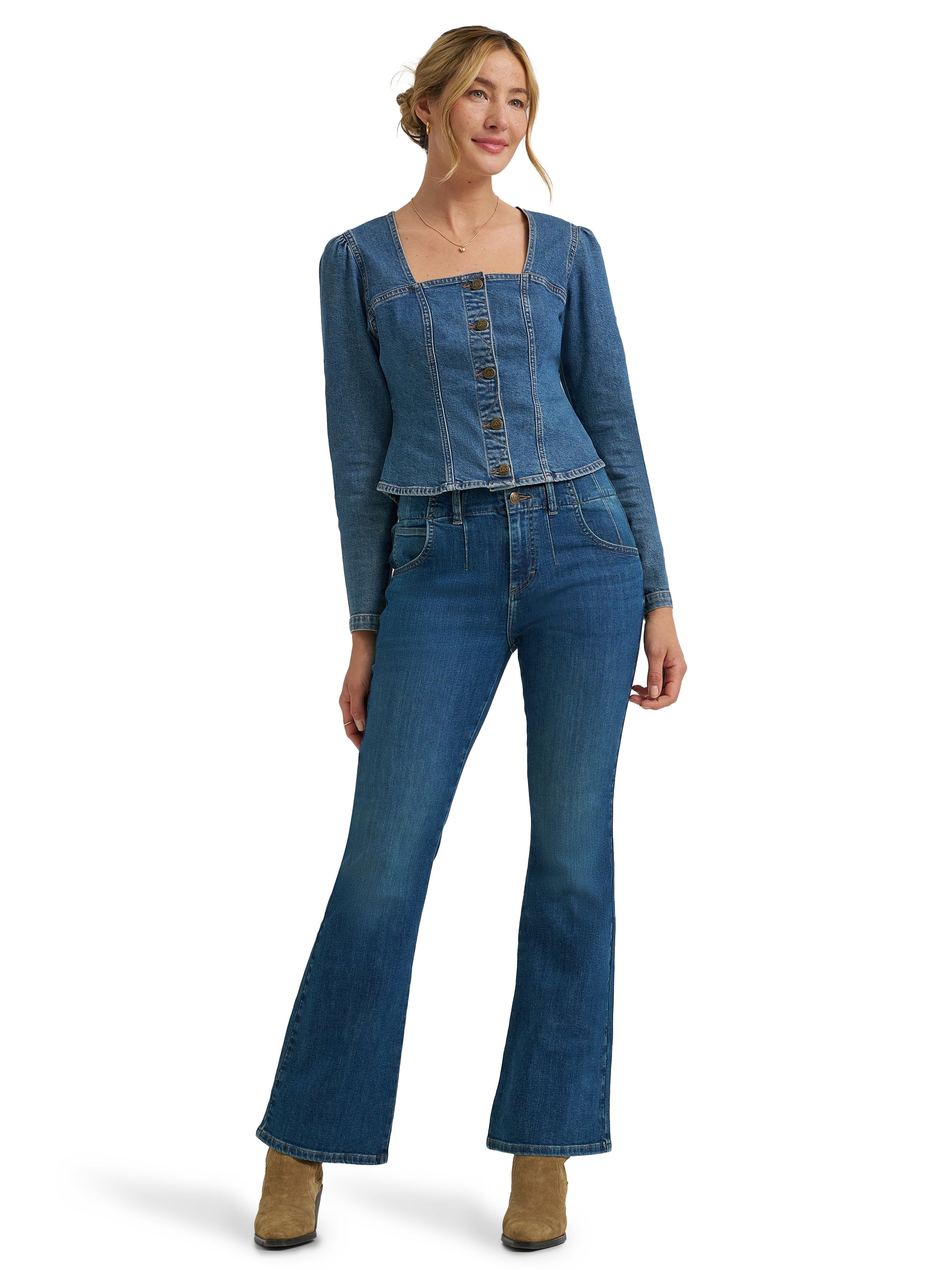Lee® Women Heritage High Rise Bootcut Jean, Available in Regular and Long Inseams, Sizes 2-18