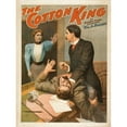 thumbnail image 2 of Strobridge and Co. Lith. 12x14 Black Ornate Wood Framed Double Matted Museum Art Print Titled: The Cotton King by Sutton Vane. (1894), 2 of 5