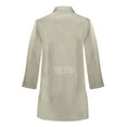 thumbnail image 2 of Panda Uniform Medical Lab Wear for Women, Doctor Coat, 7XL, Khaki, 2 of 8