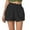 Black, variant on Bubble Shorts for Women 2026 Summer Y2k Elastic High Waist Drawstring Casual Bubble Skorts with Pockets