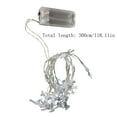 thumbnail image 3 of Feltree Christmas LED Light String with Elk Snowflake Star Designs for Indoor Tree Decoration Battery Operated 118 Inch, 3 of 6