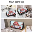 thumbnail image 5 of Gaeub Funny Christmas Gnome Print Canvas Pen Case,Pencil Case for Men Women, Large Pen Bag,Big Capacity Canvas Pencil Pouch, 5 of 6