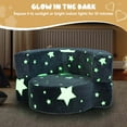 thumbnail image 6 of Costway Kids Plush Couch with Machine Washable Flannel Cover Soft Sponge Padding, 6 of 10