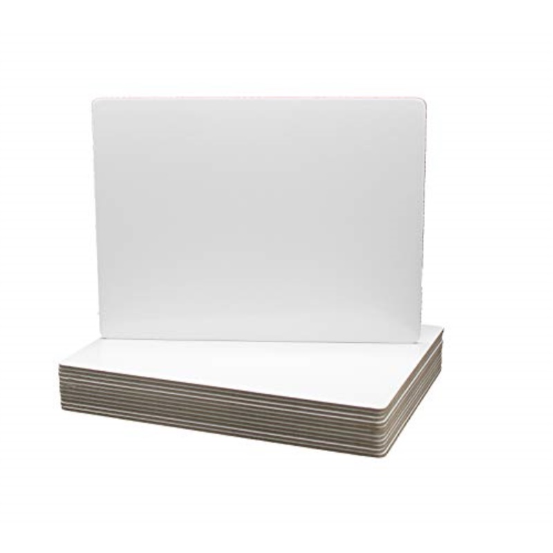 Flipside Dry Erase Board, 9" x 12", Pack of 12