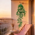 thumbnail image 6 of Faux Ivy Trailing Artificial Hanging Plants, Lifelike Fake Leaf Greenery Vines, Decorative Suspended Foliage for Bedroom Wall, Balcony Railing, Patio & Indoor Outdoor Wedding Party Ornament, 6 of 6