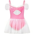 thumbnail image 2 of One Piece Swimsuit for Toddler Girls Pink Aurora Princess Swimming Costume Bathing Suit Kids 3-8 Years, 2 of 7