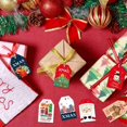 thumbnail image 3 of JANDEL 48 piezas/lote Etiquetas de papel Kraft para árbol de Navidad Etiqueta de regalo de Feliz Navidad Etiqueta de Papá Noel Muñeco de nieve Etiqueta de envoltura de regalo DIY Etiqueta colgante, 3 of 6