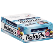 Rolaids Assorted Fruit Extra Strength Heartburn Acid Indigestion Fast Acting Rapid Relief - 12 Rolls of 10 Antacid Chewable Tablets (120 Tablets Total)