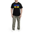 thumbnail image 5 of CafePress - Glory To Ukraine Pajamas - Men's Dark Loose Fit Cotton Pajama Set, 5 of 7