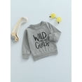 thumbnail image 4 of Elippeo Baby Sweatshirt 1Y 2Y 3Y 4Y 5Y 6Y Tops with WLID LIKE MY CURLS Letter Print, Classic Round Neck Spring Clothing, 4 of 9