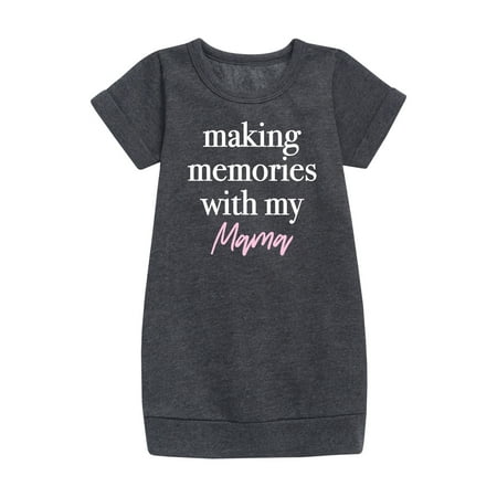 

Instant Message - Memories With Mama - Toddler & Youth Girls Fleece Dress