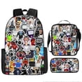thumbnail image 1 of Boy's Printed Schoolbag Backpack Toilet Monitor Skibidi Toilet Toilet Knock Schoolbag Student Backpack, 1 of 2