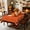 Red2, variant on Halloween Party Polyester Rectangle Tablecloth,Orange Ghost Bat Table Cover for Holiday Decor,60x70 Inch