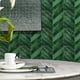 thumbnail image 4 of Alwayspon 10 Hojas 3D Vinilo Pared Azulejos Pegatina para Cocina Baño Pared 11.4 X 9 Pulgadas Verde Oscuro, 4 of 6