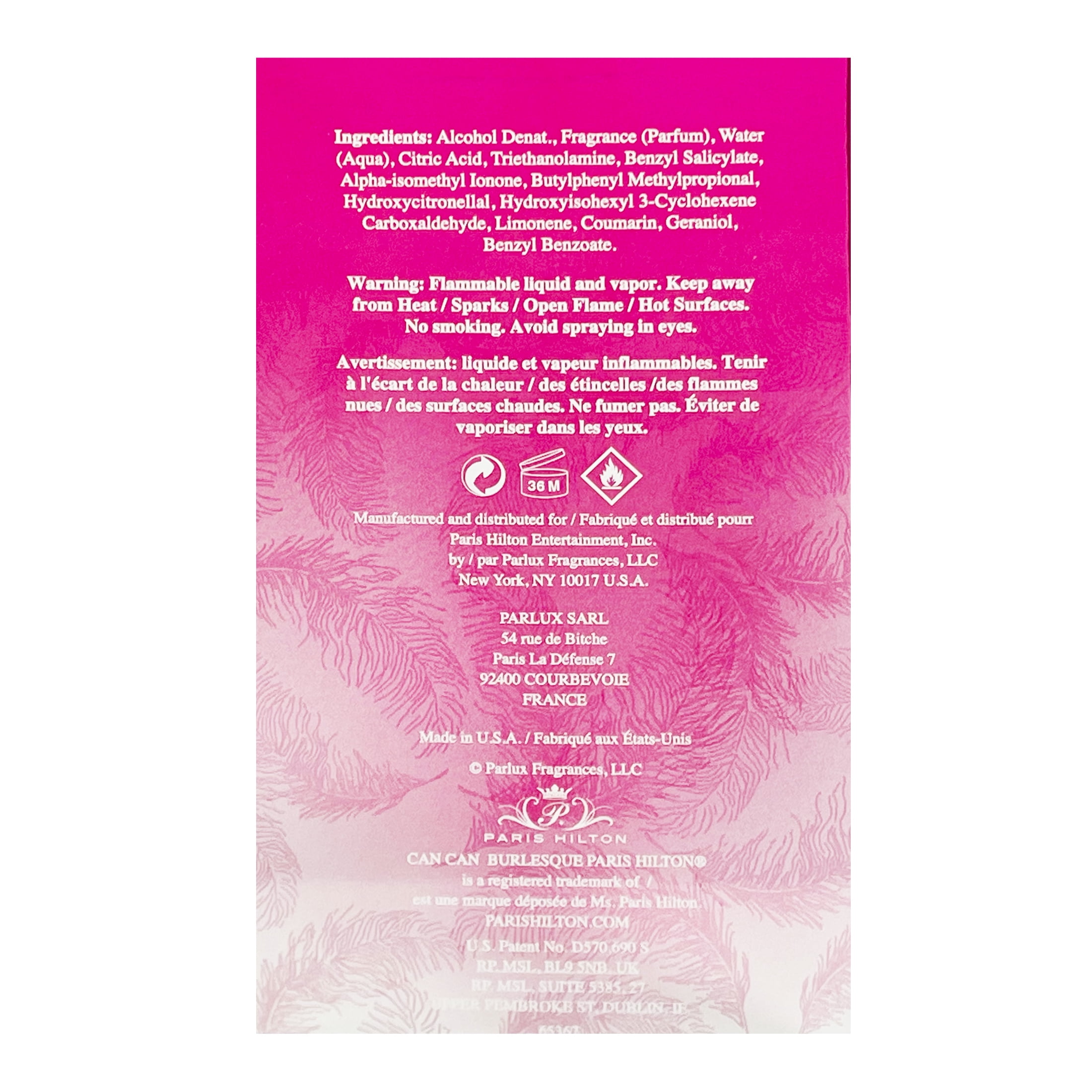 Paris Hilton Can Can Burlesque Eau de Parfum, Perfume for Women, 3.4 fl oz