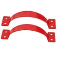 thumbnail image 4 of OULII 2 Pcs Poignées d'Échelle en Acier Inoxydable Rouge Antidérapantes pour Entretien, 4 of 7