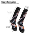 thumbnail image 2 of Balery Tricolor Koi Fish Trio Calcetines novedosos Calcetines deportivos Calcetines hasta la rodilla Calcetines de algodón Calcetines originales y geniales, 2 of 6