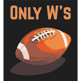 thumbnail image 2 of Only W's American Football Youth Black Jogger Pants-Small, 2 of 4