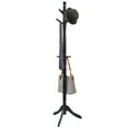thumbnail image 5 of Patiojoy Free Standing Coat Rack Solid Wood Cat Tree w/9 Hooks & 2 Adjustable Height Black, 5 of 5