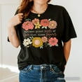 thumbnail image 5 of Seeds of Love Mama Floral T-Shirt, White, Natural and Black Retro Tee for Sentimental Mothers, 5 of 8